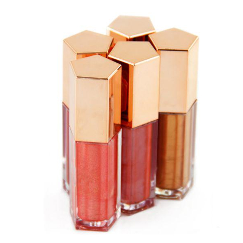 Szájfény Glitter vízálló szájfény természetes folyékony rúzs