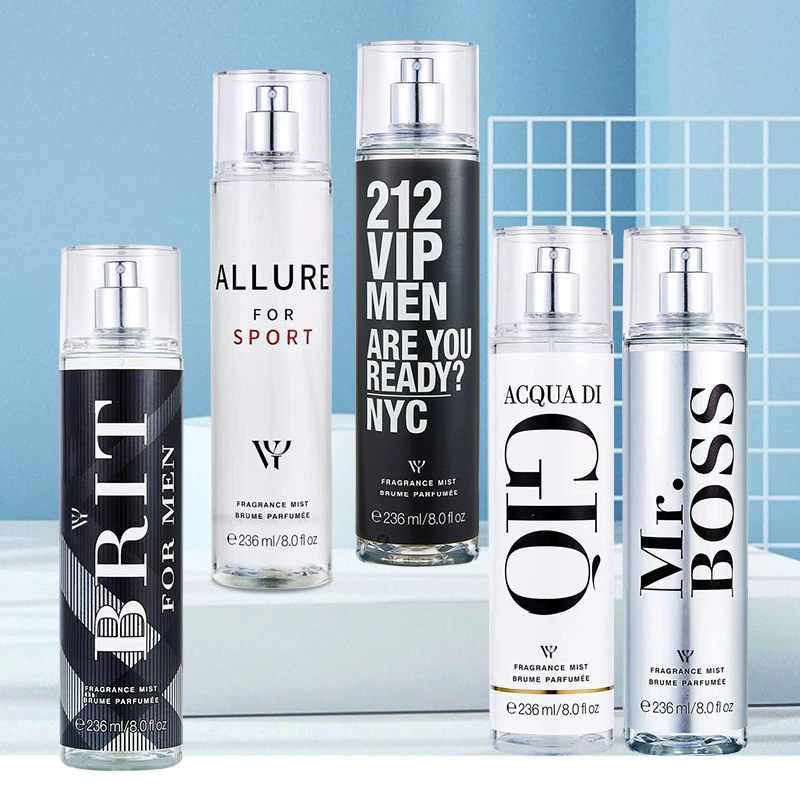 Body Mist 236 ml virágos gyümölcsös eredeti testillat spray tartós illatú férfi parfüm