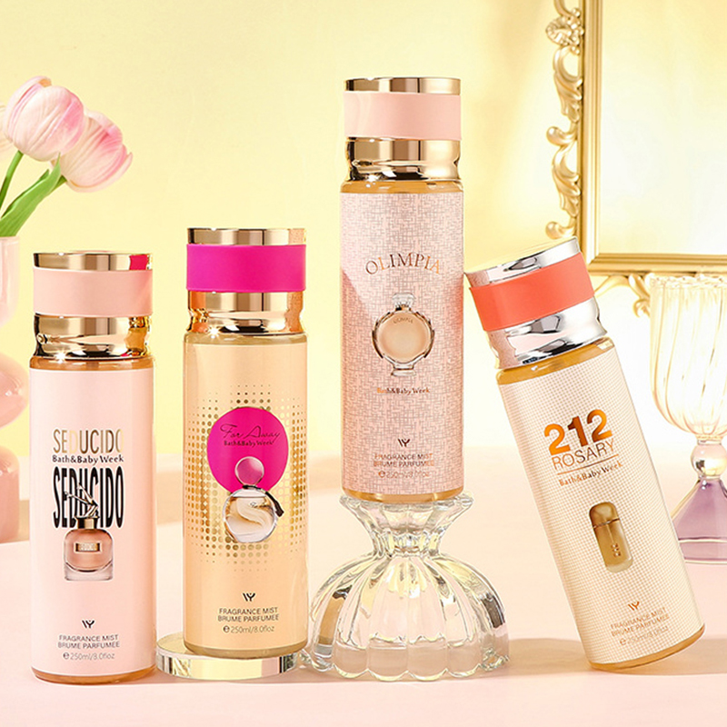 250 ml-es márkás parfüm Sweet Floral női testpermet Body Mist Parfüm Designer Parfüm