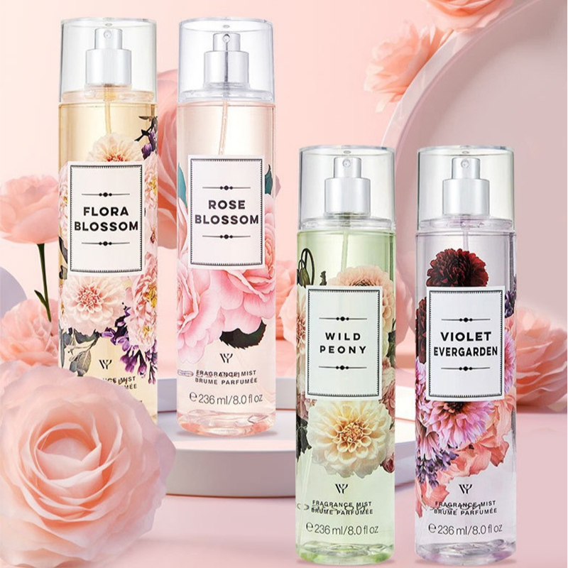 236 ml Tartós illatú parfüm spray Splash Body Mist hölgyeknek