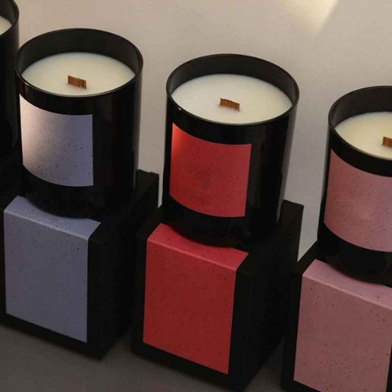 220g vastag fenekű csésze Környezetbarát, füstmentes, famagos csúcsminőségű ajándékdoboz növényi illóolaj szójaviasz illatú gyertya