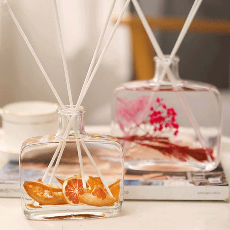 100 ml / 200 ml otthoni illat illóolajjal tartósított száraz virág nád diffúzor otthoni dekorációhoz Ajándék