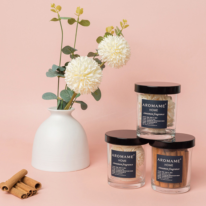 Aromadiffúzor szagtalanító tégelyes kristálykő száraz virág fahéj diffúzorok légfrissítő